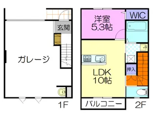 アウトリメッサ【2階】の間取り