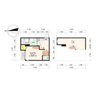 ピノヴィラージュ福住町【1階】の間取り