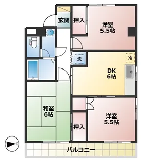 カーサベルデ【3階】の間取り
