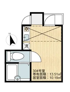 イル北千住【3階】の間取り