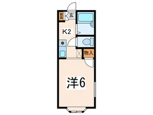 コ-トヴィレッジII【1階】の間取り