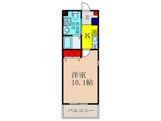 グランフォレスタ吹田東【4階】の間取り
