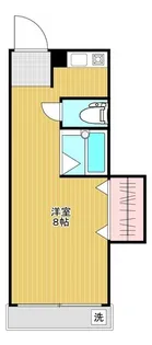 コーポチァフル【1階】の間取り