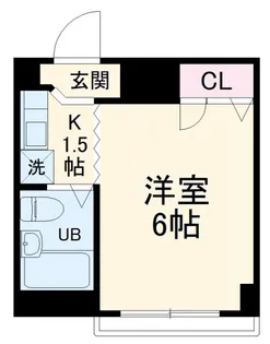 コーポラス松慶【1階】の間取り