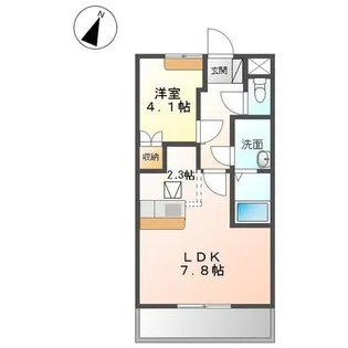 ルシエ【1階】の間取り