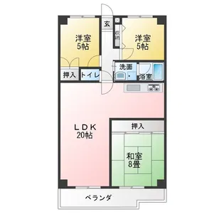 第2アーバンハイツ【3階】の間取り