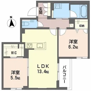 メゾン ボヌール【3階】の間取り