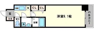 セイル淀屋橋【14階】の間取り