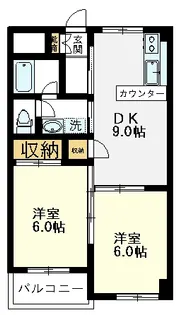 ストークマンション新藤【1階】の間取り