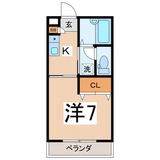 グランドミカ【1階】の間取り