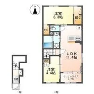 Link dwell【1階】の間取り
