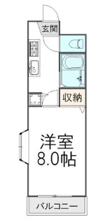 サンエクセル英【2階】の間取り