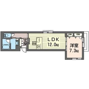 PiCCOLUCE(10月末退去予定)【1階】の間取り