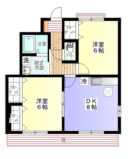 サンガーデンかもはら【1階】の間取り