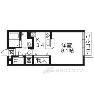 由福ハウス上初音【1階】の間取り