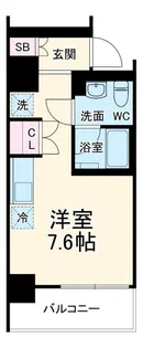 RELUXIA横濱反町【10階】の間取り