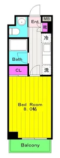 アルペジオ生田【5階】の間取り