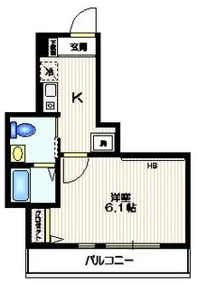 メゾンK【2階】の間取り