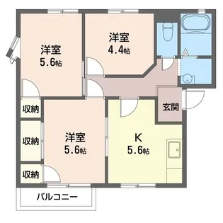 ファミール K I【2階】の間取り