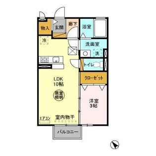 ヴァン・ソフィアC【1階】の間取り
