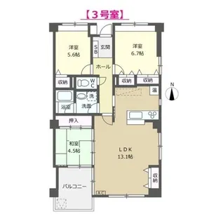 L&A195【2階】の間取り