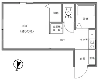 ハイツリブ【1階】の間取り