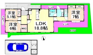 ベルドミール和泉【2階】の間取り
