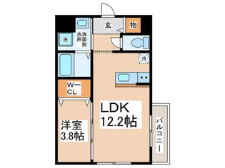 フェリーチェラテ【3階】の間取り