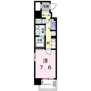 グラース滝井【5階】の間取り