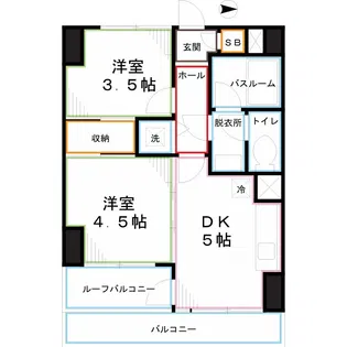 シティライブ武蔵小金井【10階】の間取り