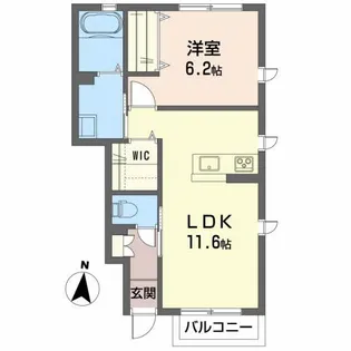 アヴニール愛子 C棟【1階】の間取り