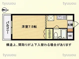 バンブガーデン【4階】の間取り