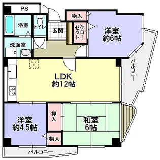 ハリマシリーズIII【3階】の間取り