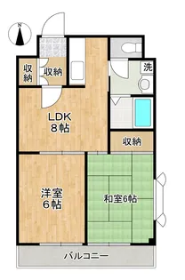 ファミール菊【2階】の間取り