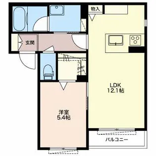 HARE【2階】の間取り