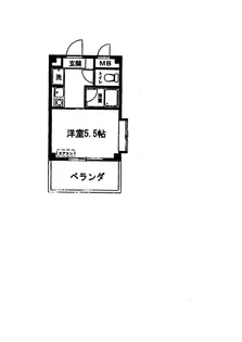 ベルボアン羽田【2階】の間取り
