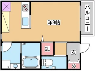 グランメール月見山【3階】の間取り