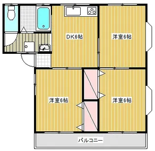 メゾンAYA【2階】の間取り