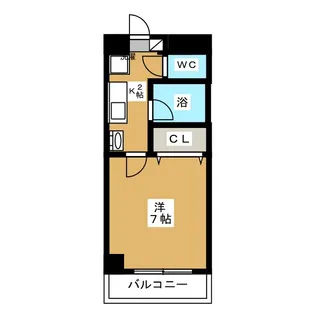 ヴァンベール稲毛【3階】の間取り