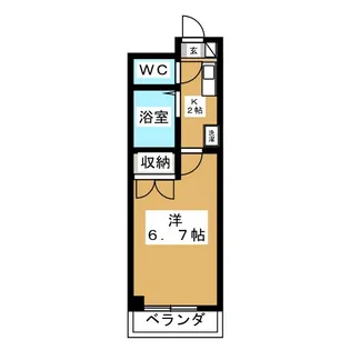 ピアクレール【2階】の間取り