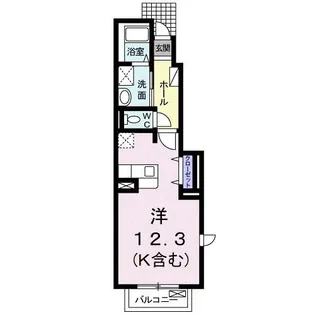 スターライト B【1階】の間取り