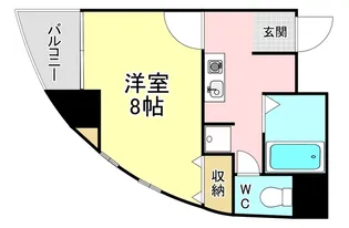 パークシャトー【5階】の間取り