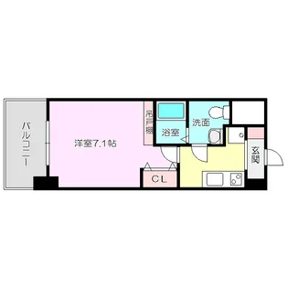 ラクラス新大阪【4階】の間取り