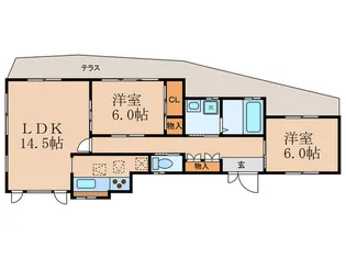 メゾンENA【1階】の間取り