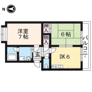 ピアレス千本【2階】の間取り