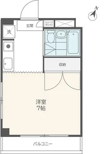 コーポラスOKB【5階】の間取り