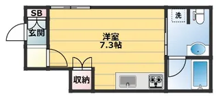 アウローラコート【1階】の間取り
