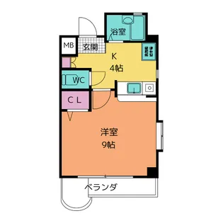 K01【5階】の間取り