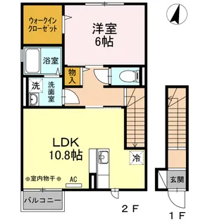 アメージング金色【2階】の間取り