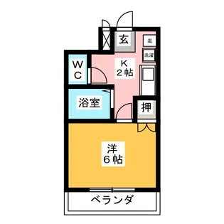 フレンズシティ堀田【5階】の間取り